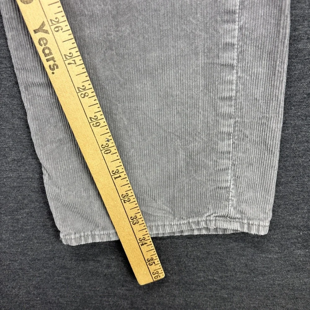 J.Crew Corduroy Pants Mens 31x34 Slim Straight Gray Pin Wale Workwear Outdoors